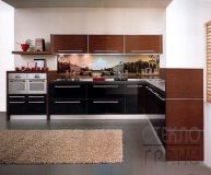 Стеклянный фартук для кухни