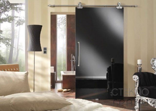 Стеклянные двери